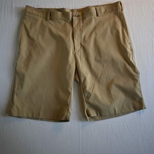 Ping 40x9.5" Khaki Flat Front Peformance Golf‎ Mens Shorts